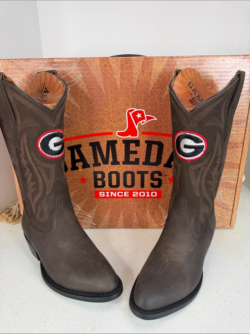 Gameday Women's Western Boot - Georgia Bulldogs Size 6.5 WGDGEO-BWN